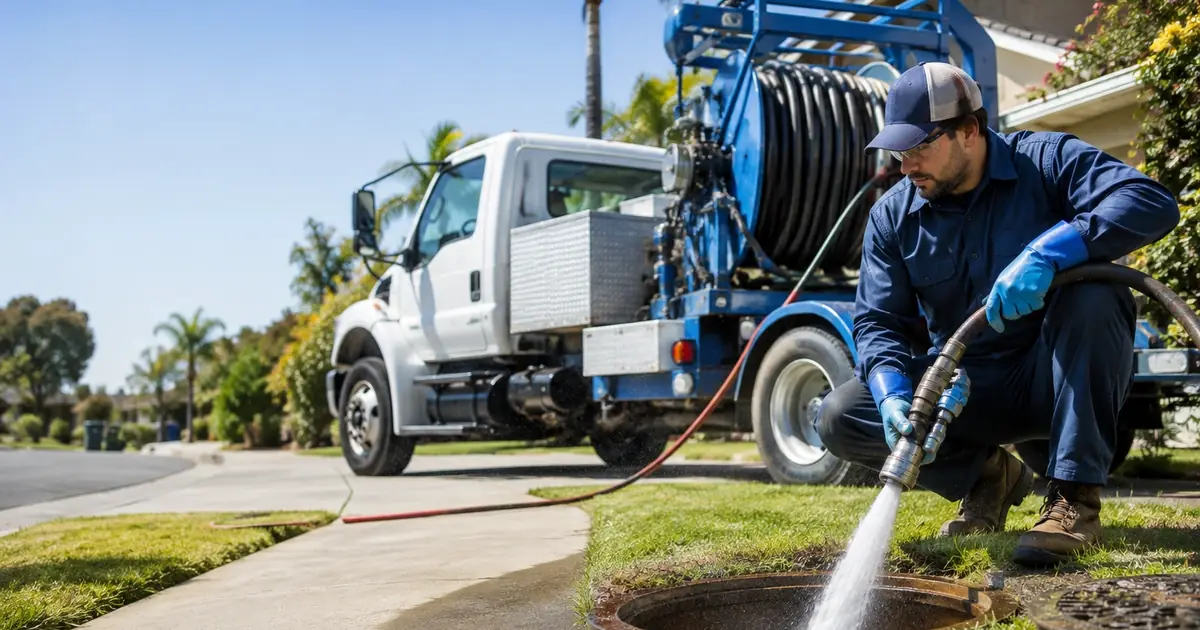 Hydro jet sewer cleaning Carmel Valley