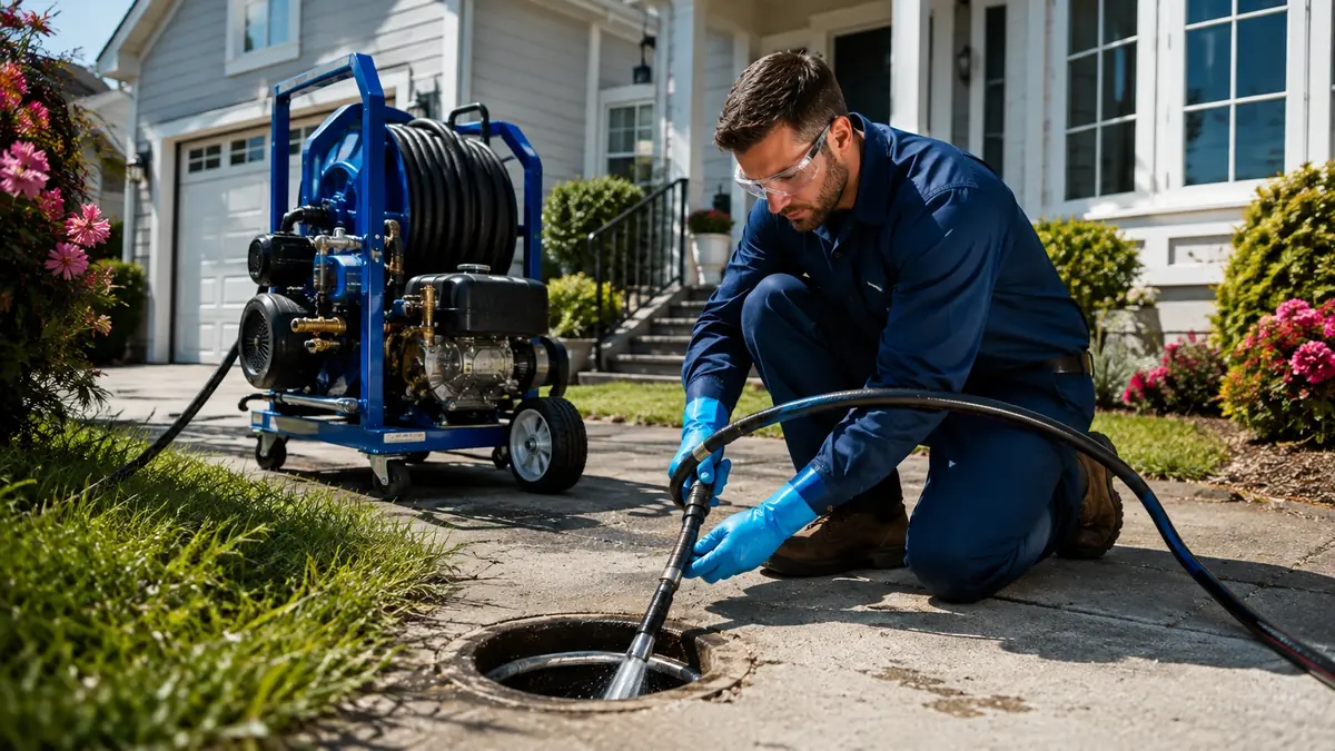 Residential Hydro Jet Drain Cleaning in Carmel Valley