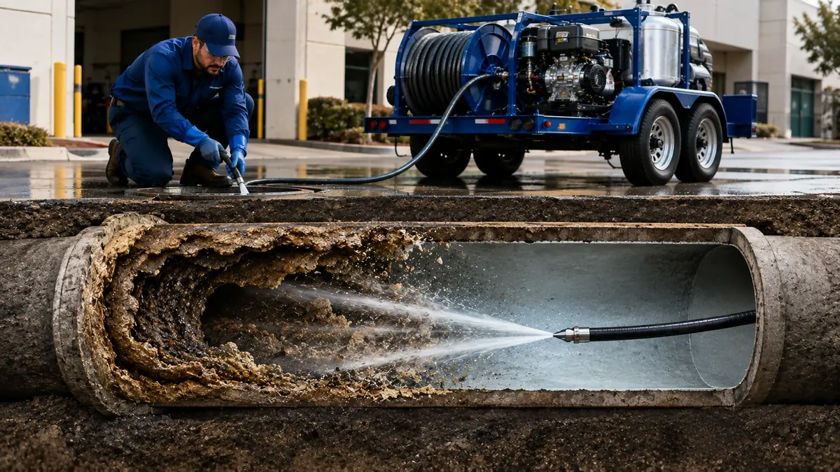 Sewer Pipe Descaling in Carmel Valley